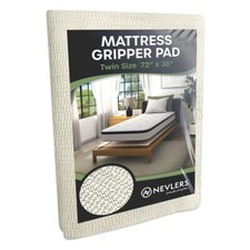 Nevlers Mattress Grip Pad - 36" x 72" Twin Size Mattress Non Slip Pad