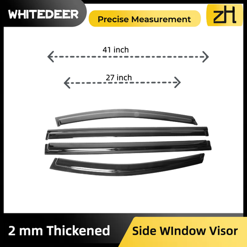 Fits for Chrysler 300C 2011-2023 Window Visor Rain Sun Rain Deflector Guard - Picture 3 of 10