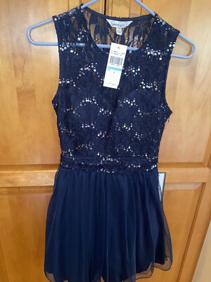 Semi-Formal Party Dress. Size 5 by Speechless. New w/Tags. Navy Dress. |  eBay