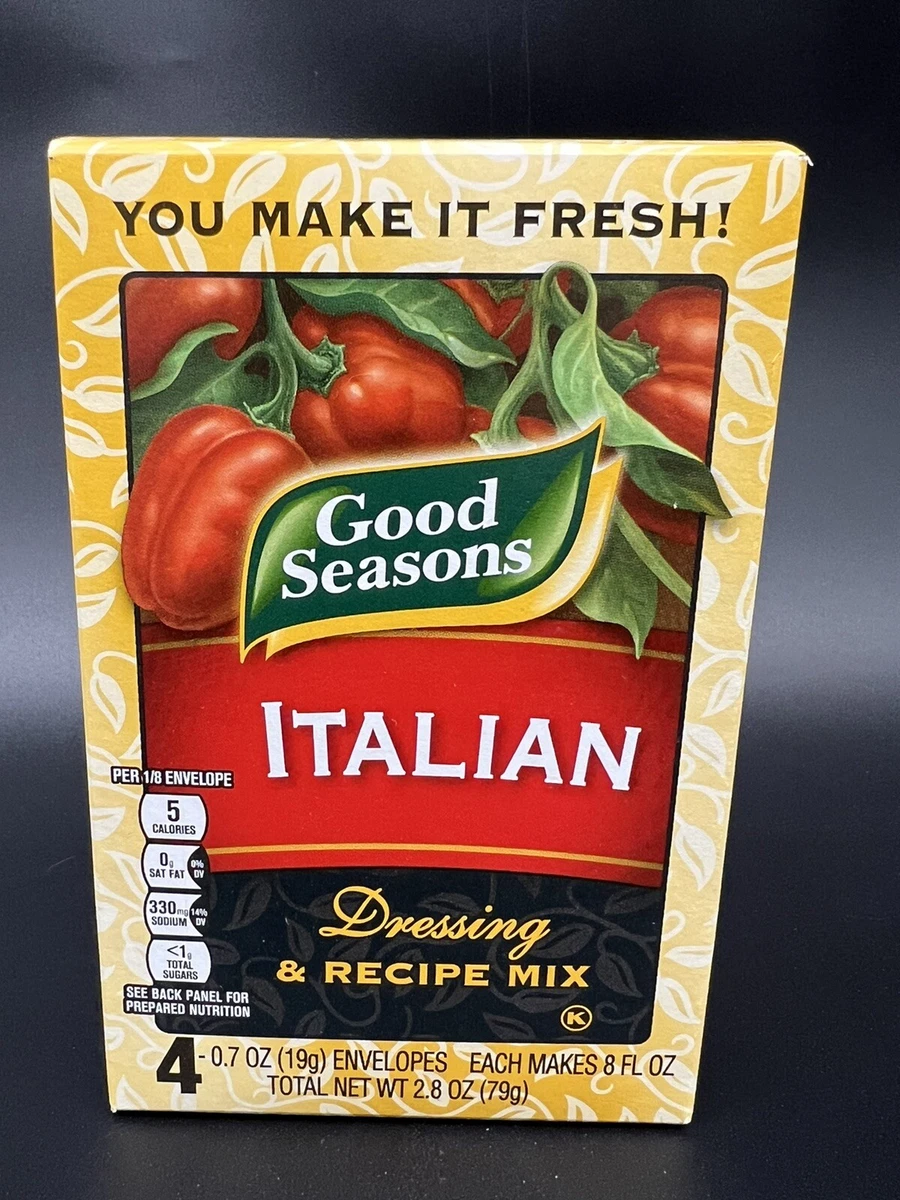 Good Seasons Zesty Italian Dressing Recipe Seasoning Mix 4 ct 0.7 oz Pouches