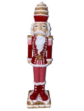 Christmas Pink Red Colonel Cupcake 18" NUTCRACKER Soldier Cookie Icing Decor NEW