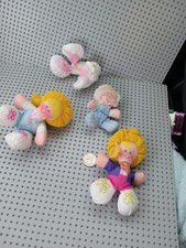 Vintage 1987 Fisher Price SMOOSHEES Lot of Mini Plush Dolls  Mouse