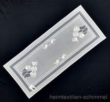 PLAUENER SPITZE ® Tischdeckchen Tischdecke Deckchen Tischläufer Tischdeko 38x90