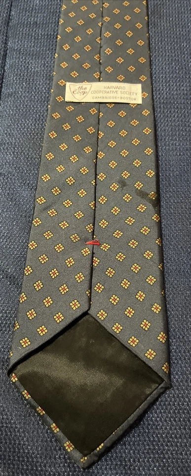 Corbata 100 % seda Harvard Cooperative Society Boston Cambridge Foto 3 de 4