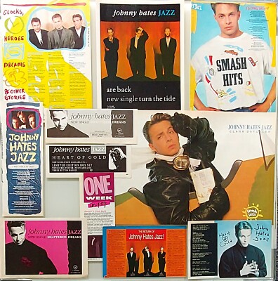 JOHNNY HATES JAZZ - Clark Datchler # Pinup & Clippings / Shattered Dreams, Heart