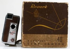 ART DECO MOVIE CAMERA WITH VINTAGE BOX