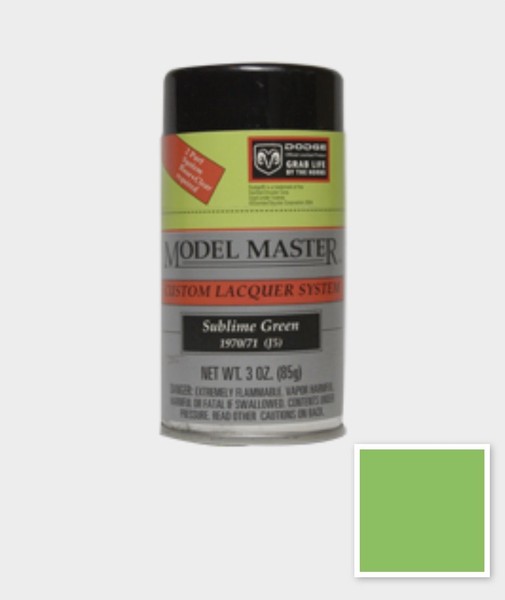 Testors Model Master Spray Sublime Green 3 Oz Tes28117 for sale online