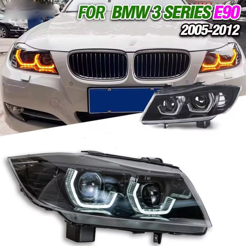 Dynamic Signal HeadLights Upgrade LED Front DRL For BMW 3 Series