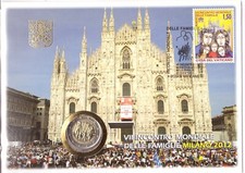 2012 Vaticano Vatican Vatikan 2 Euro Incontro Mondiale Famiglie Busta Filatelica