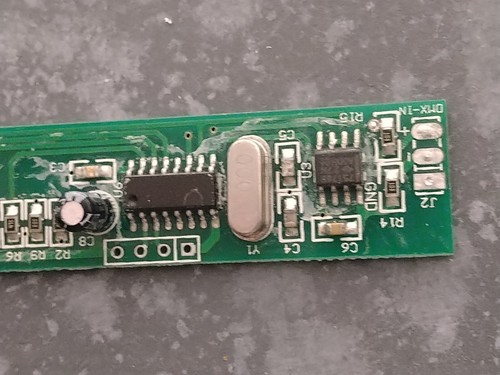 DMX Module Platine 3-Kanal RGB Decoder DMXBAR LED Dimmer 12-24V max 4A pro Kanal - Bild 5 von 8