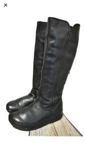 pull on knee high boots uk