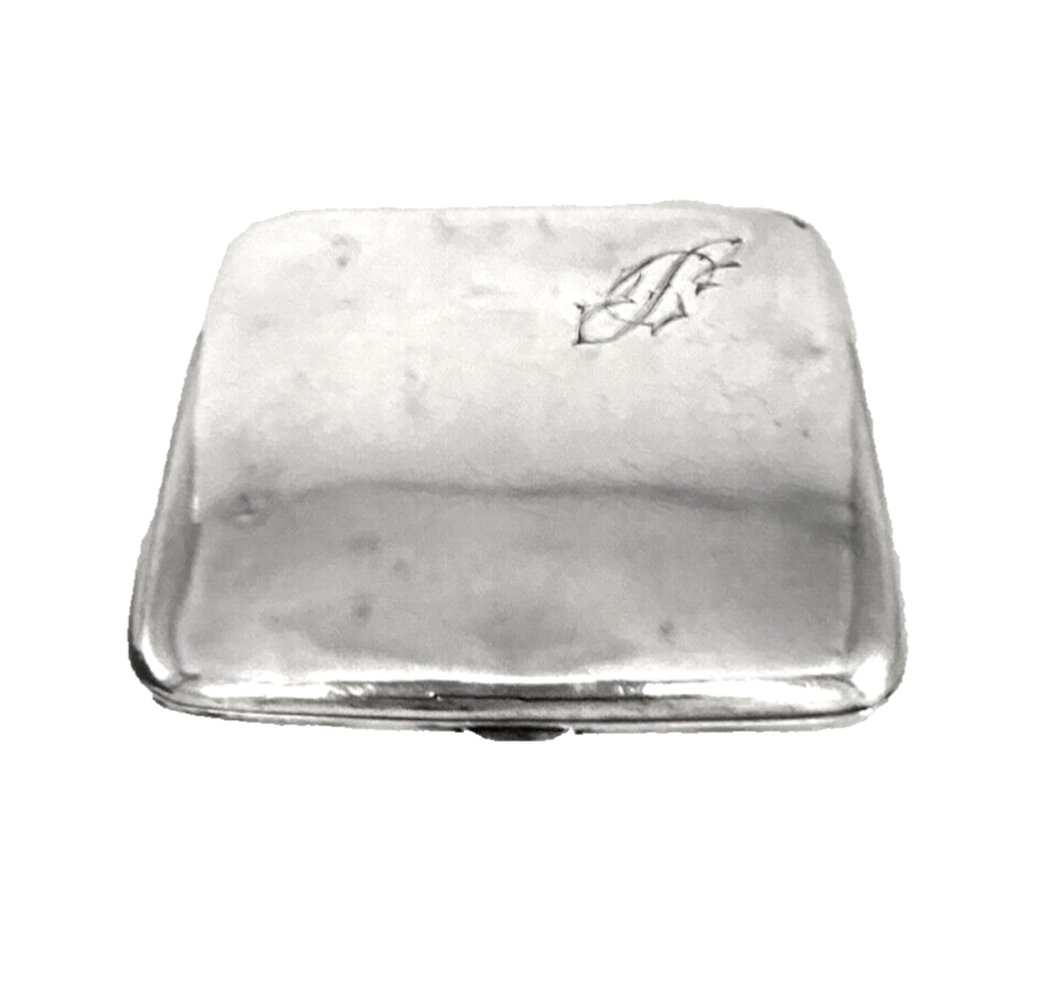 vintage cigarette case uk Cigarette Case Initials “G.S.” Silver 800 Vintage 20s Antique