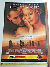 CITY OF ANGELS (1998) Nicolas Cage Meg Ryan DVD Movie Poster