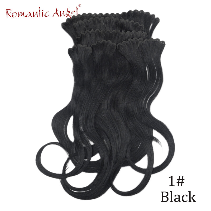 clip on Remy /Original Chinese human hair extension clip hair 16inch