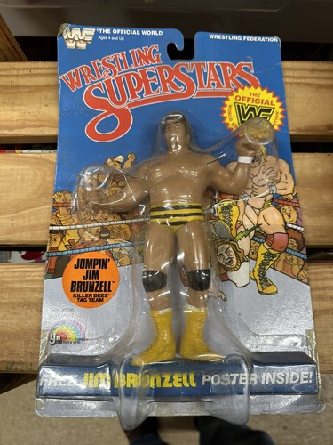 Vintage 1986 LJN WWF Wrestling Superstars Jim Brun...