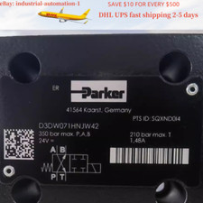 Parker D3DW071HNJW42 solenoid valve DHL Shipping