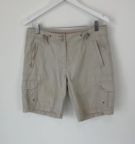 Fat Face Cargo Shorts Grey Stone Sz 12 