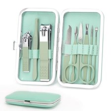 Manicure Set Personal Care Nail Clipper Kit-9 Pieces Pedicure Set Grooming