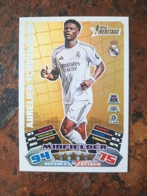 Topps Match Attax Champions League 25/26 Aurelien Tchouameni # HERITAGE