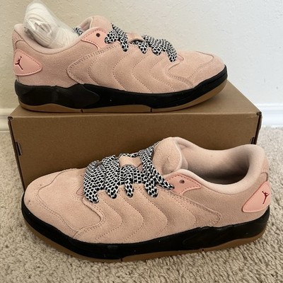 Jordan Men Pink Black Gum Suede Skate Nike Session Size 9 IB3731-600 New