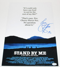 ACTOR COREY FELDMAN SIGNED 'STAND BY ME' 12x18 MOVIE POSTER ACOA COA ROB REINER