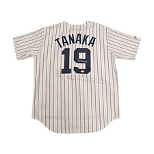 Masahiro Tanaka Yankees Autographed Signed Majestic Replica Nameplate Jersey JSA