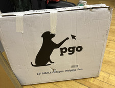 PGO 24” Small Octagon Heavy Duty Play Pen 8 Panels Whelping Pen Run Enclosure