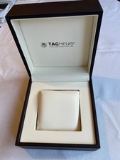 GENUINE TAG HEUER Brown Presentation Case with Outer Box