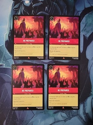 Lorcana Be Prepared 128/204 the First Chapter Regular Card (4)