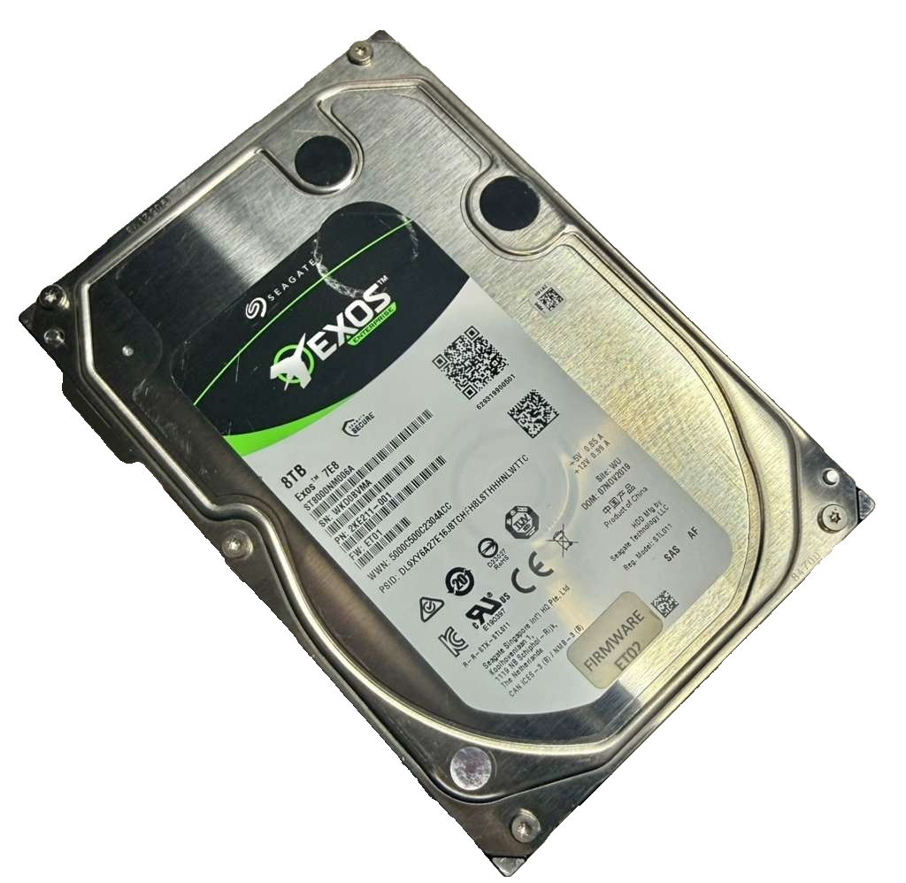 Seagate EXOS Enterprise 8TB 7200RPM 12Gb/s 3.5