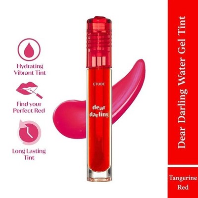 ETUDE Dear Darling Water Gel Tint Lipstick - 01 Tangerine Red (5g)