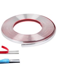 Zierleisten Selbstklebend, 10mm x 5m Chrom Selbstklebende Zierleisten, Hochwe... Zierleisten Selbstklebend, 10mm x 5m Chrom Selbstklebende Zierleisten, Hochwe...