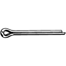 Cotter Pin, Steel, Zinc Plated, 4.0Mm, Pk100,  M39350.040.0071