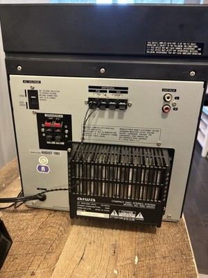 Aiwa NSX-2500 Compact Disc Player Stereo Dual Cassette FOR PARTS