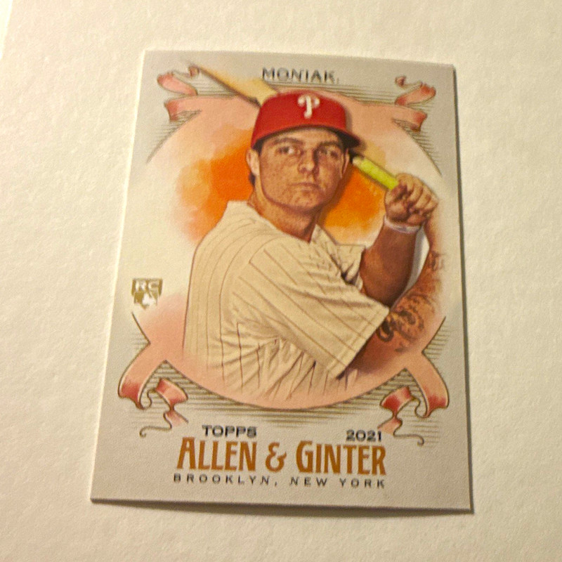 Topps 2021 Allen & Ginter's Mickey Moniak RC Rookie #213 Phillies MLB