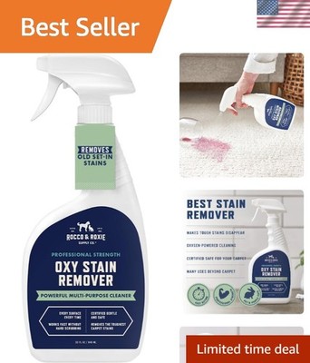 Multi-Surface Oxy Stain Remover by Rocco & Roxie - 32 oz Carpet Cleaner Spray