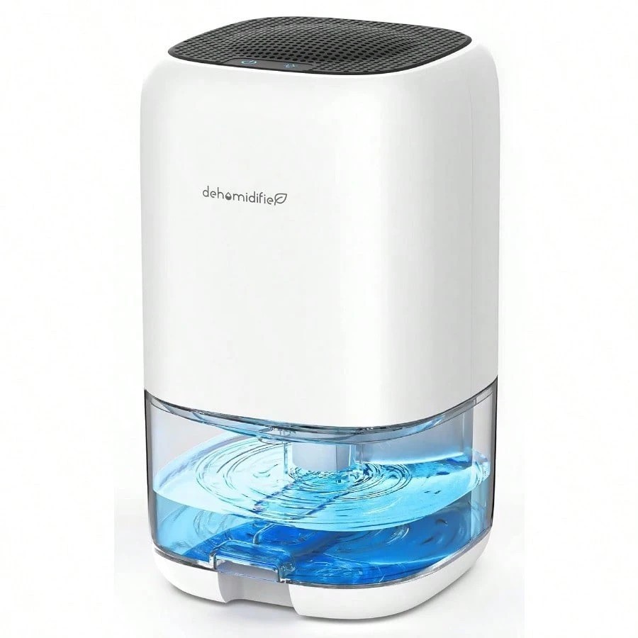 Quiet Mini Dehumidifier 35oz Portable Auto Shut-Off for Bedroom Bathroom RV Home