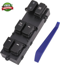 Power Window Switch Front Left Driver Side 16 Pins Compatible with 2011-2013 Kia