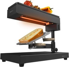  Raclette Cheese&Grill 6000 Black Power 600W Grill Function, Stainless Steel Fin