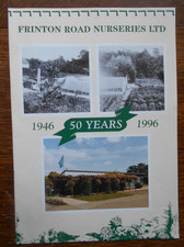 VINTAGE - 1946-1996  FRINTON ROAD NURSERIES LTD. - 50 YEARS - LEAFLET -
