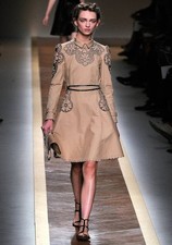 ARCHIVAL VALENTINO Spring 2012 Runway Embroidered Dress - Maria Grazia Chiuri & 