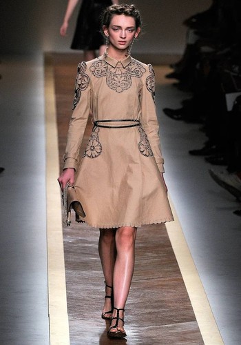 ARCHIVAL VALENTINO Spring 2012 Runway Embroidered Dress - Maria Grazia Chiuri &