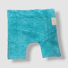 Home Weavers Blue Cotton Contour Bath Rug, 20X 20