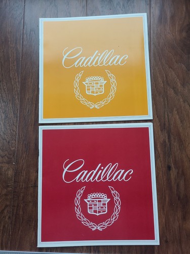 1974 1977 Cadillac PR Briefing Booklet Set Detroit Clark St Plant Tour Drive