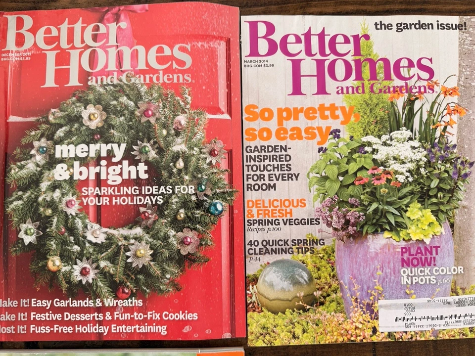 Lot Of 6 US BH & Gardens Magazines 2013-14 Holidays, Recipes, Entertaining - Image 2 of 4