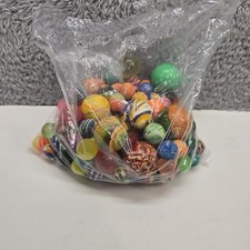 Vintage Bouncy Ball Lot Various Colors  Sizes Rubber Toy Super Balls 100 