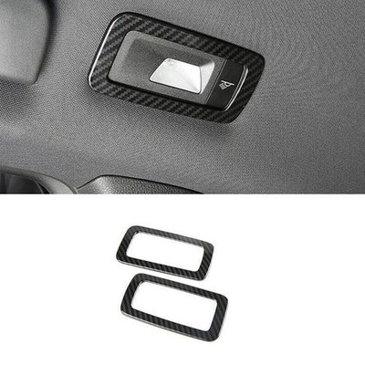 Fit For Porsche Macan 2015-2021 Carbon Fiber Rear Reading Light Lamp Decor Trim