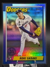 2025 Topps Update Series 1990 Topps Baseball ROKI SASAKI #U90-11 (RC) Dodgers