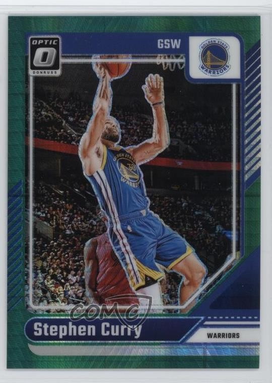 2024-25 Panini Donruss Optic Green Hyper Prizm 145/249 Stephen Curry #155 1k9t