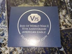 2020 W End of WWII 75th Anniversary Proof Silver Eagle V75 Privy Coin